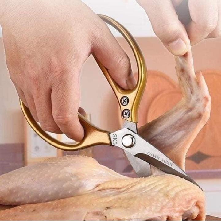 Kéo làm bếp đa năng - Kéo cắt gà siêu sắc xuất Nhật SK5