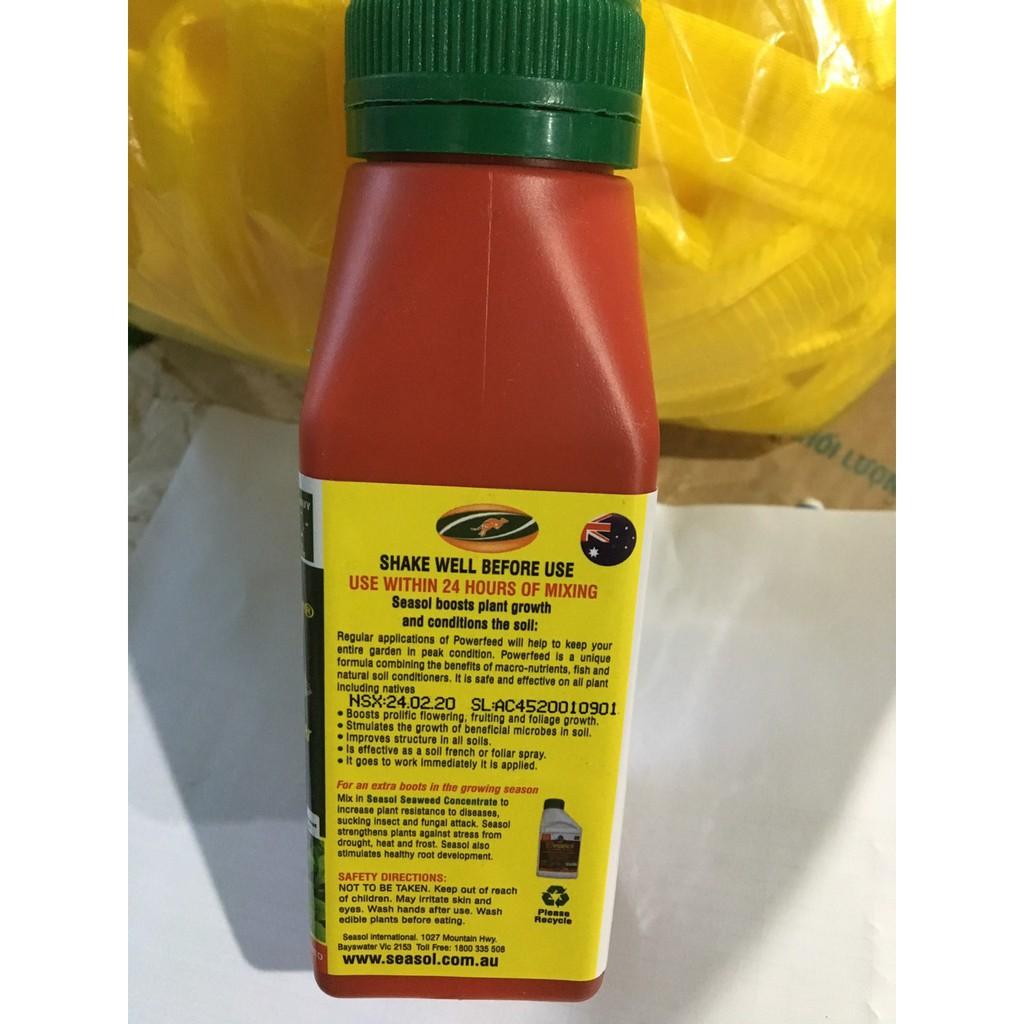 PowerFeed Phân cá Úc không hôi lọ 250ml