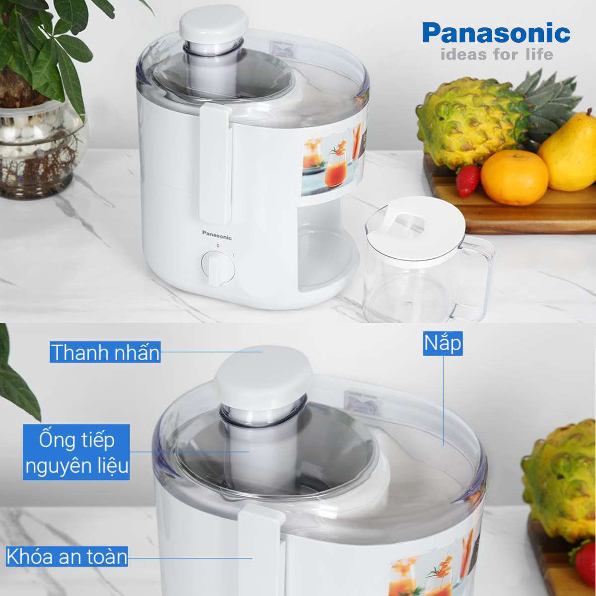 Máy ép hoa quả Panasonic MJ-CS101 - Hàng chính hãng