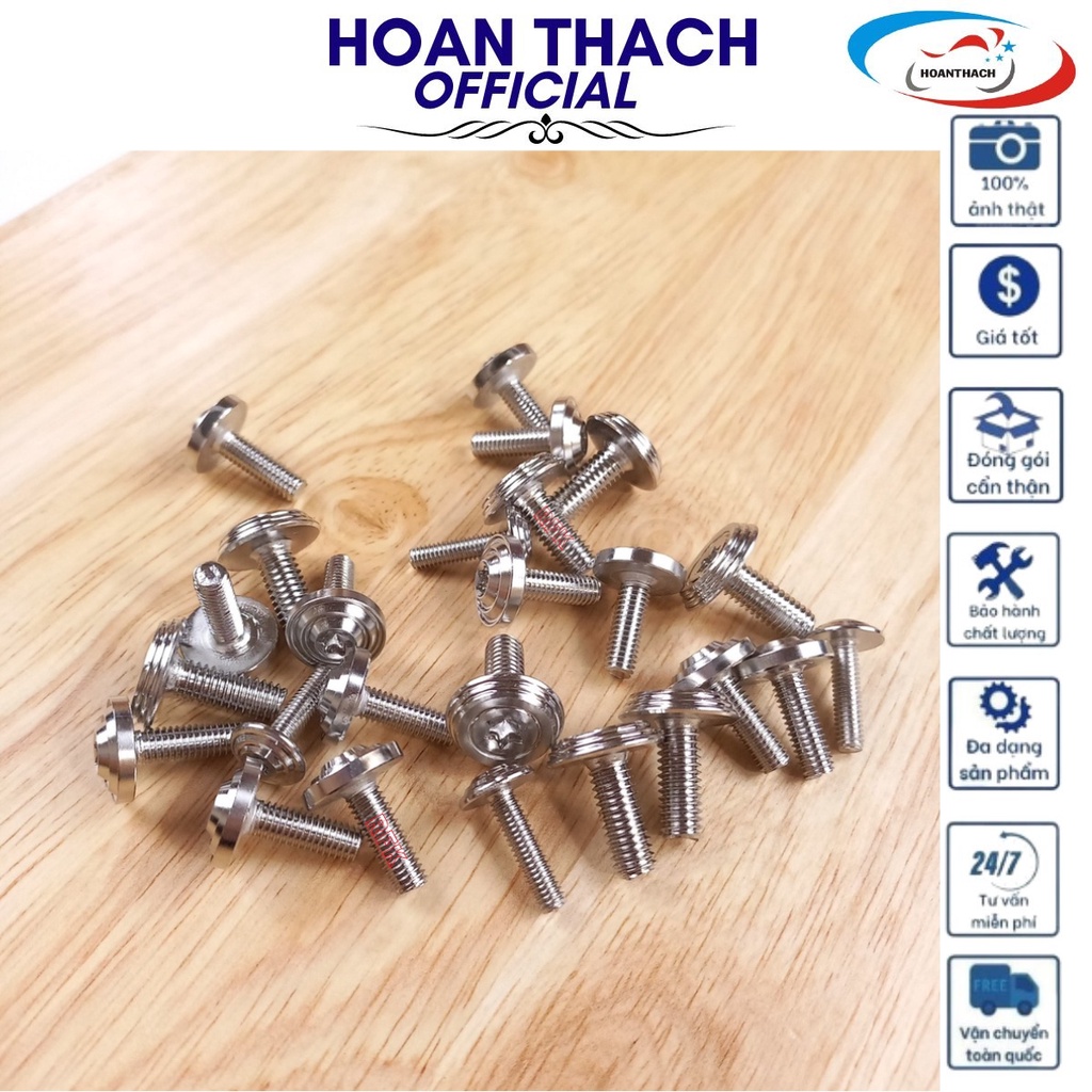 Bộ Ốc Áo Mẫu Thái Inox 304 cho xe máy Winner ( 25 con ), HOANTHACH SP017378