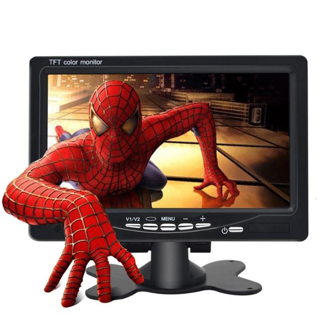 Màn Hình Camera Lùi,Lề 7 Inch Độ Phân Giải 1024X600P