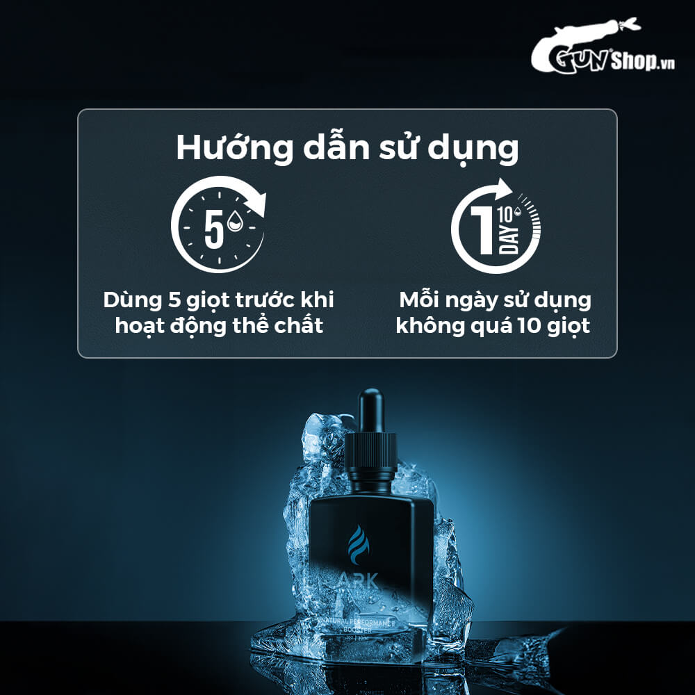 Tinh chất gia tăng cảm xúc Powgaman Ark Drops - Chai 30ml | GUNSHOP VIỆT NAM