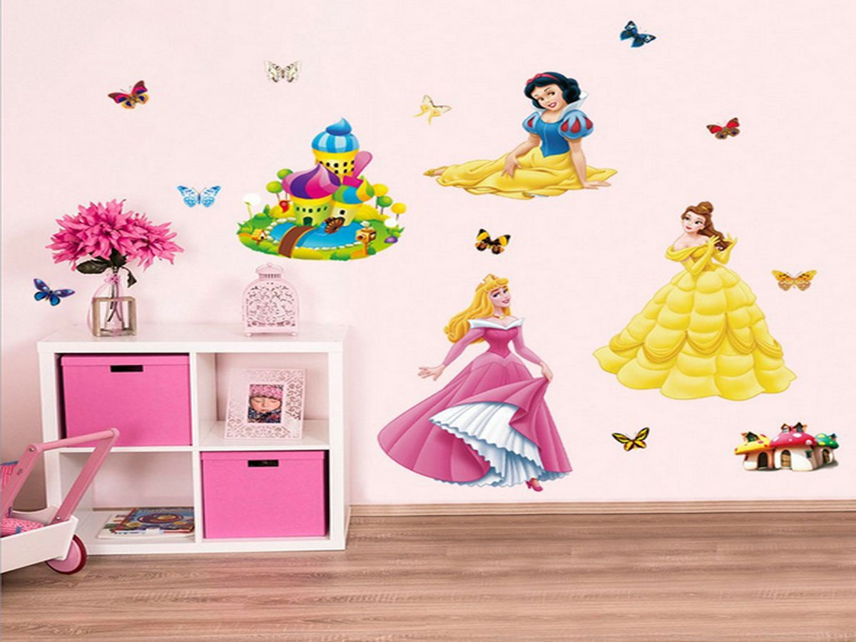 Decal công chúa và lâu đài cổ tích
