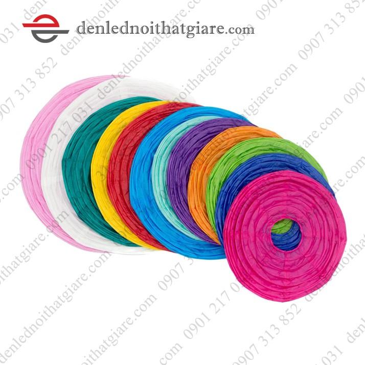 Đèn lồng GIẤY 15cm kiểu Tròn 100H15