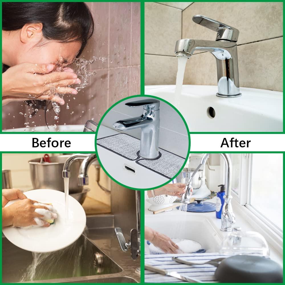 Mảnh thảm chìm, bảo vệ phun nước xả, làm sạch miếng vải để khai thác, vòi phun, vòi phun, vòi thuốc bảo vệ phun nước hấp thụ cho nhà bếp, phòng tắm, ngăn ngừa vết bẩn nước