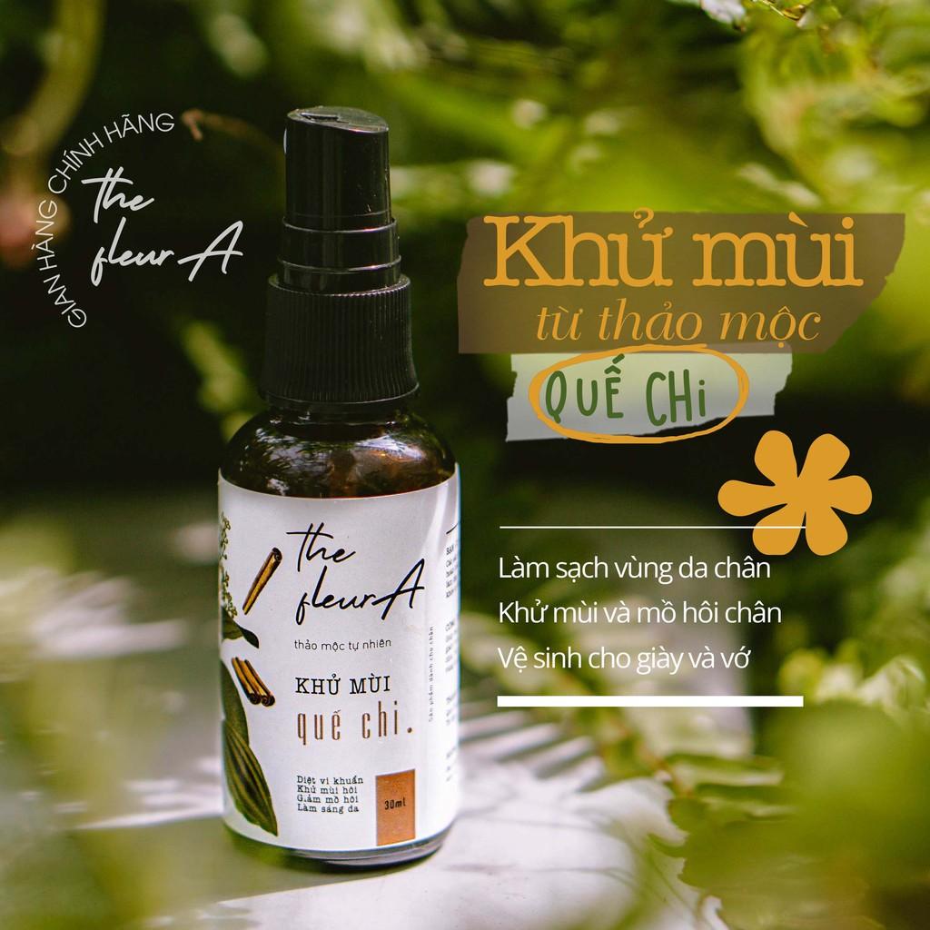 Khử Mùi Hôi Chân Thảo Mộc The FleurA Xịt Ngăn Mồ Hôi Chân và Giày