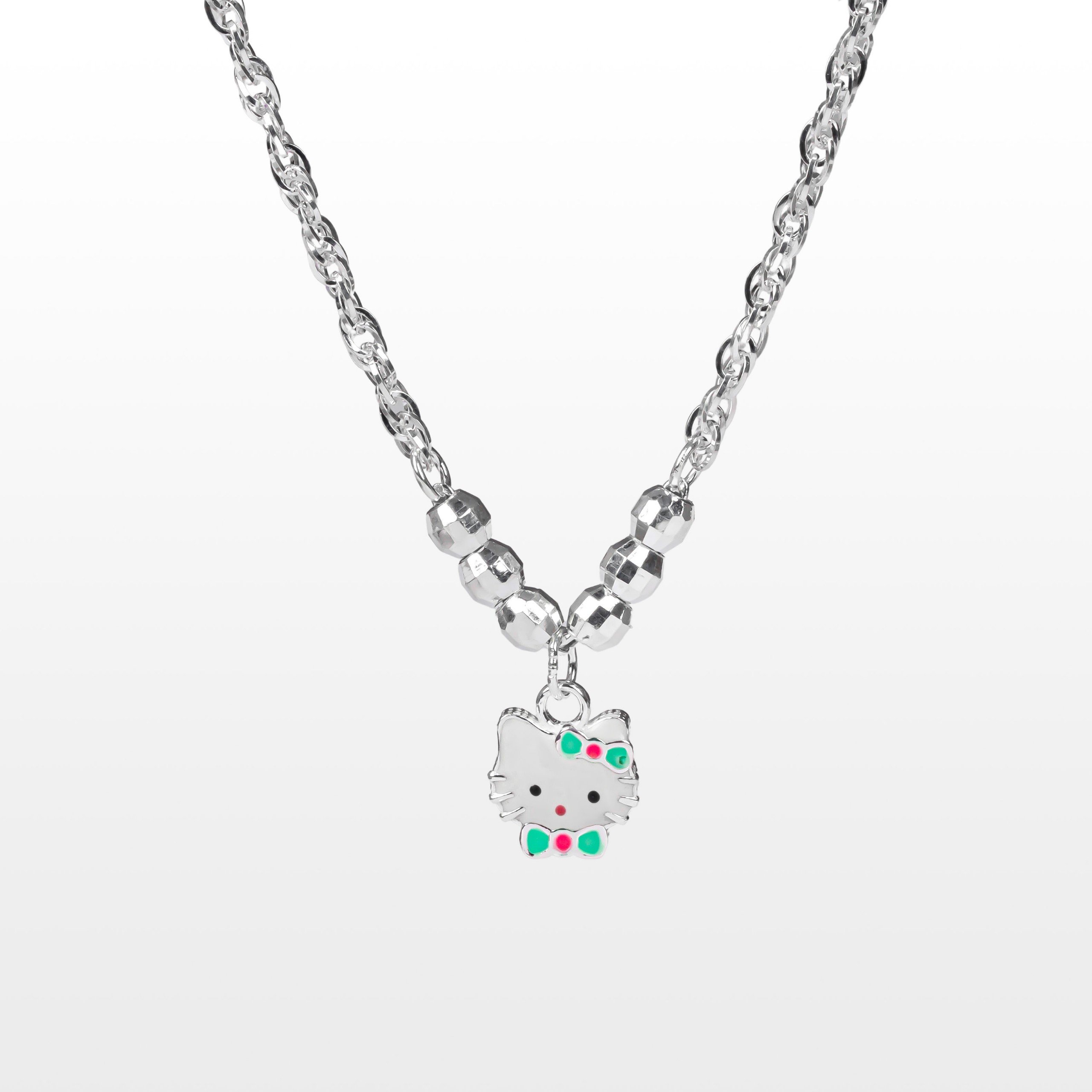 Dây Chuyền Bé Gái Hình Mèo Bạc 925 ADJ Jewelry Cao Cấp - SDC9140
