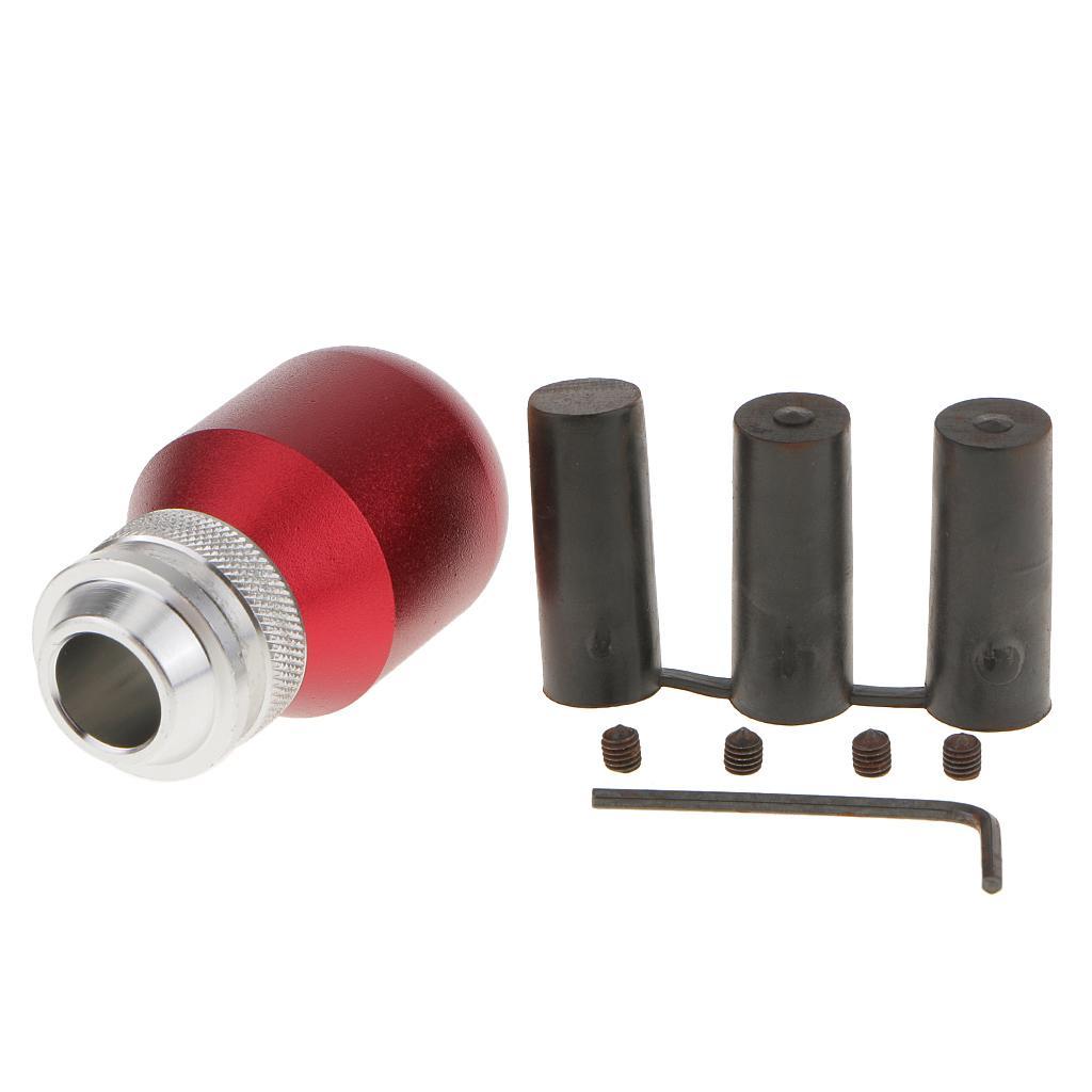 Universal Aluminum Alloy Car Gear Stick Knob - Rose Red
