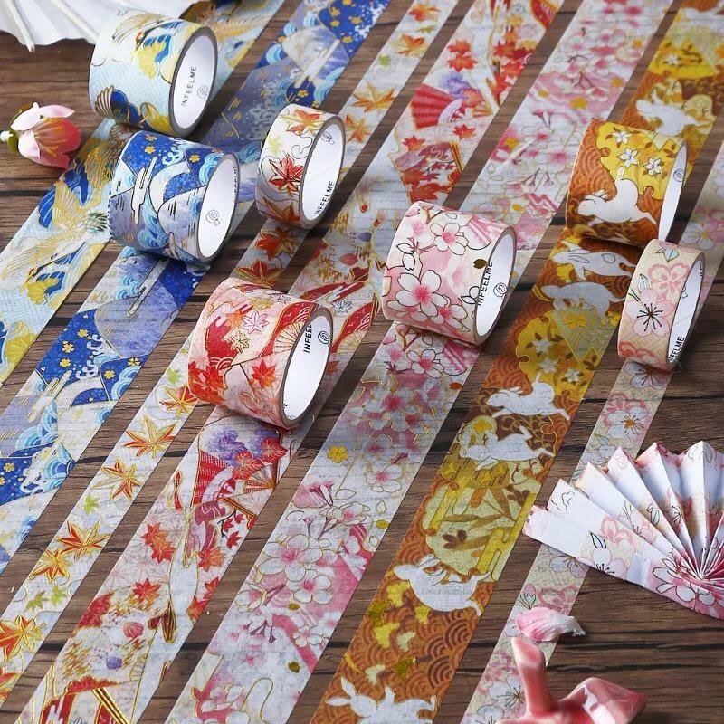 Washi tape băng dính cổ trang sẵn