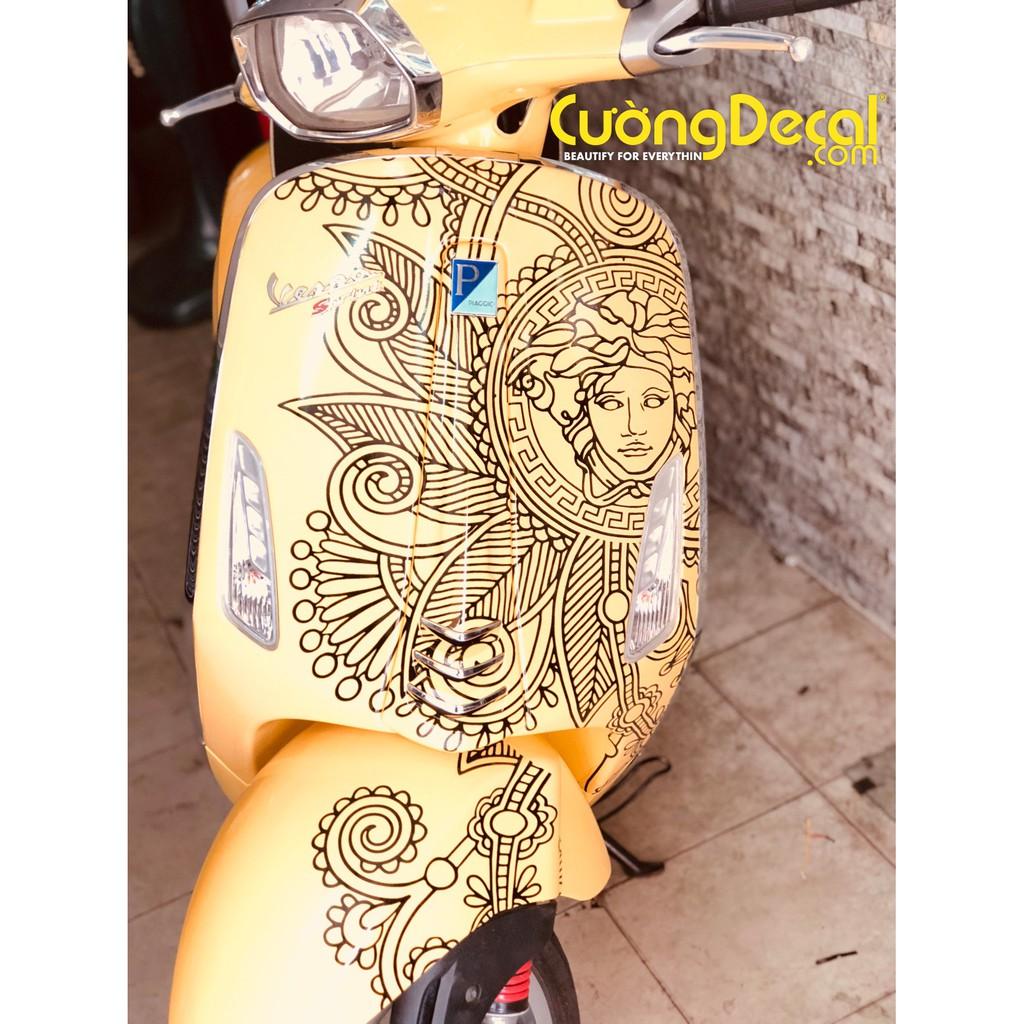 Bộ decal tem trùm Versace Vespa Primavera - Sprint