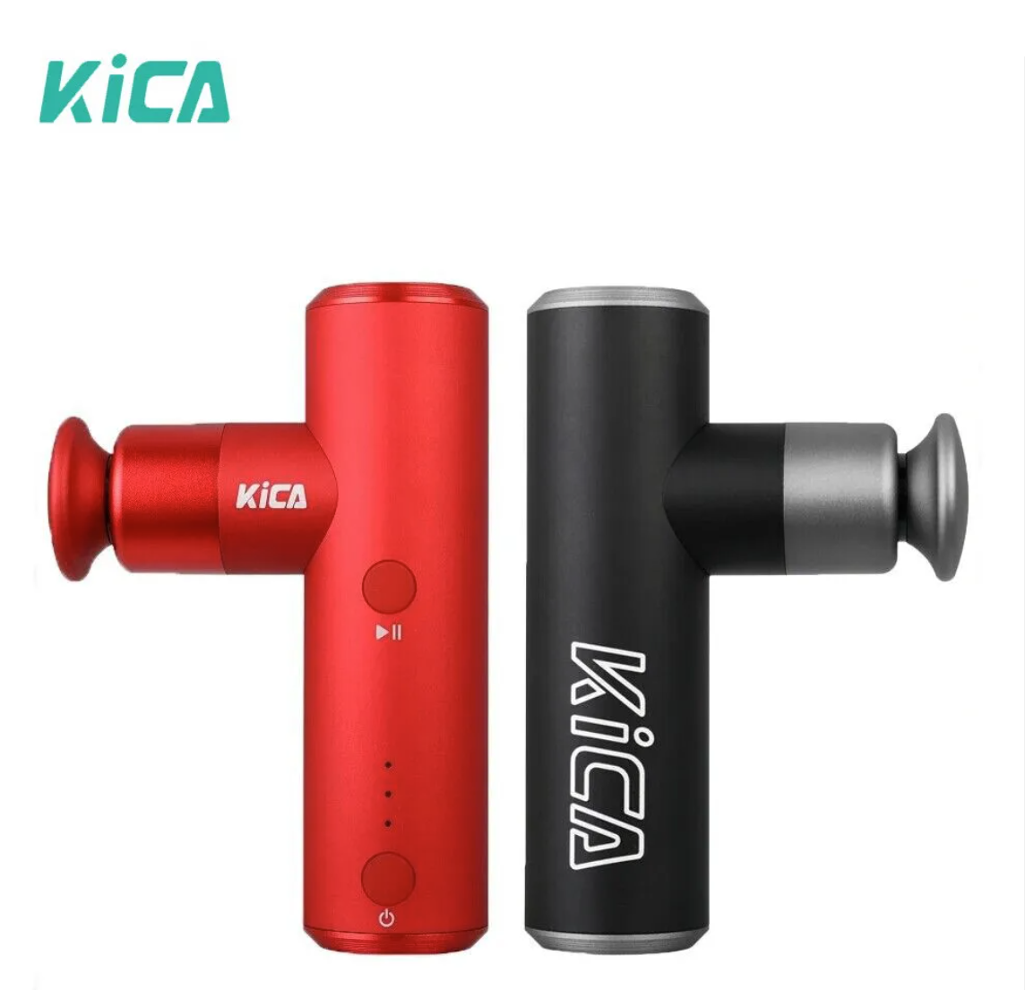 Máy Massaga Cầm Tay Kica Mini 2, Mát Xa Toàn Thân Với 3 Đầu Thay Thế và 4 Cấp Độ Hỗ Trợ Mát Xa Chuyên Sâu, Giảm Đau Cơ, Cứng Khớp - Hàng chính hãng