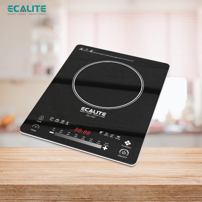 Bếp Từ Đơn Ecalite ES-L1001 - 8 Chương Trình Tự Động - Có Hẹn Giờ - Khoá Trẻ Em - Hàng Chính Hãng