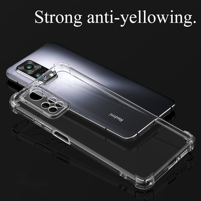 Ốp lưng dẻo trong chống sốc dành cho Xiaomi Redmi Note 11, Note 11s