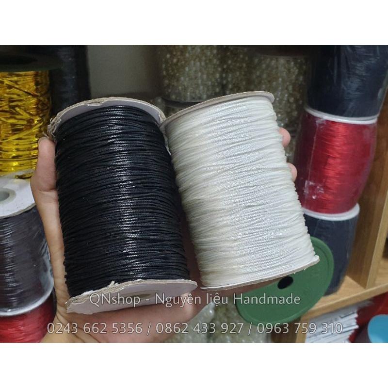 Cuộn 160 m dây sáp 1mm tết vòng nhiều màu