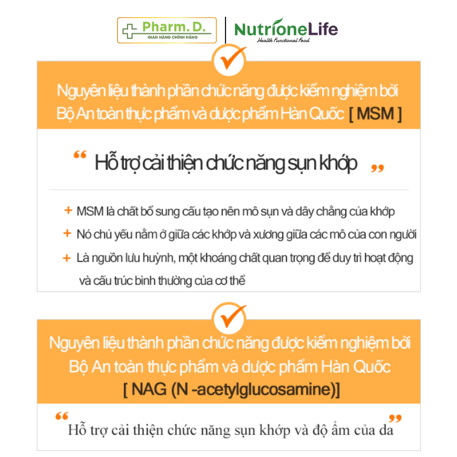 Viên Uống NUTRIONELIFE Joint Bone 1500 Hỗ Trợ Xương Khớp, Giúp Xương Chắc Khỏe