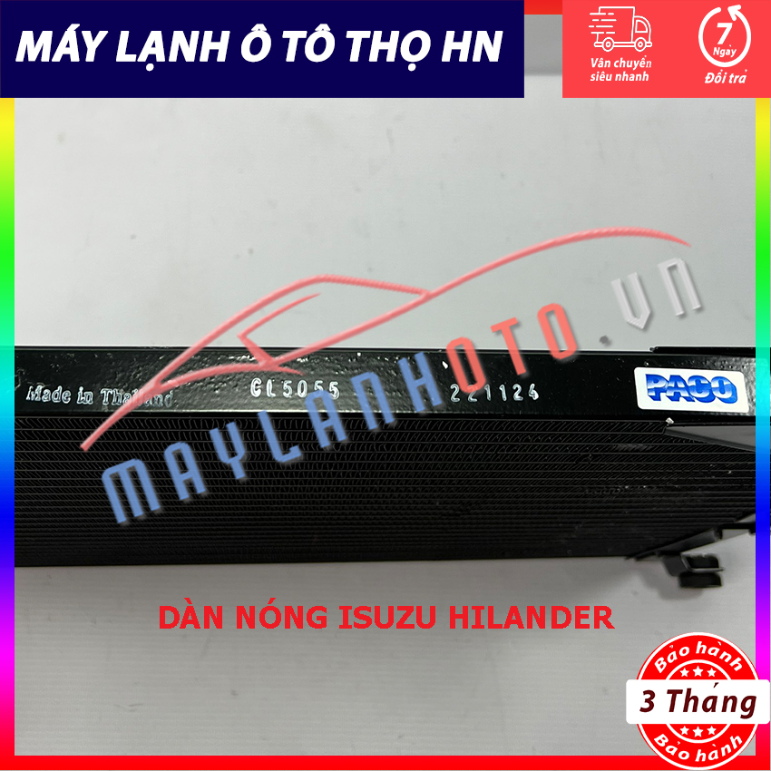 Dàn nóng Isuzu Hilander Hàng xịn Thái Lan