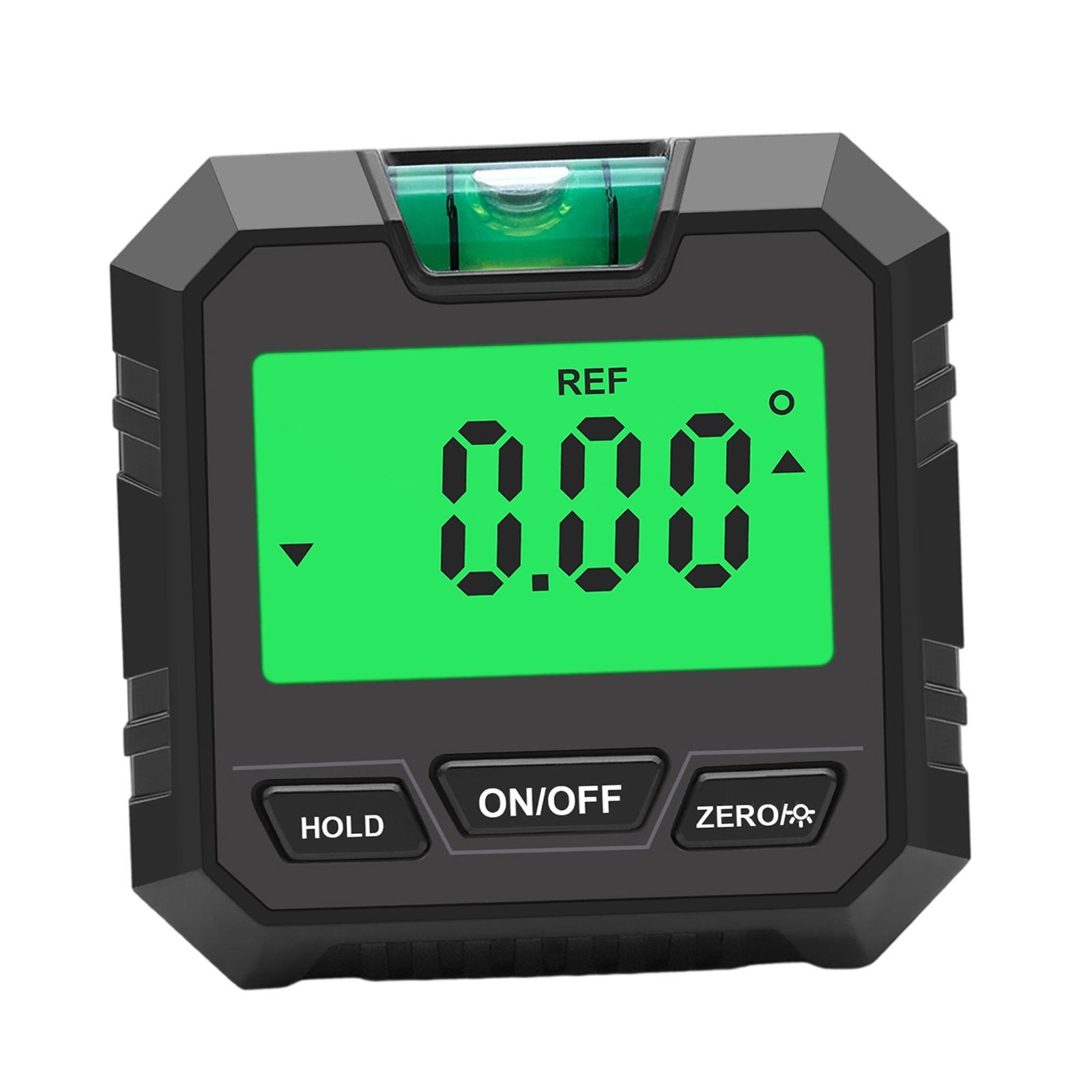 2pcs Digital Protractor Measurement Tool for Drilling Machinery Woodworking