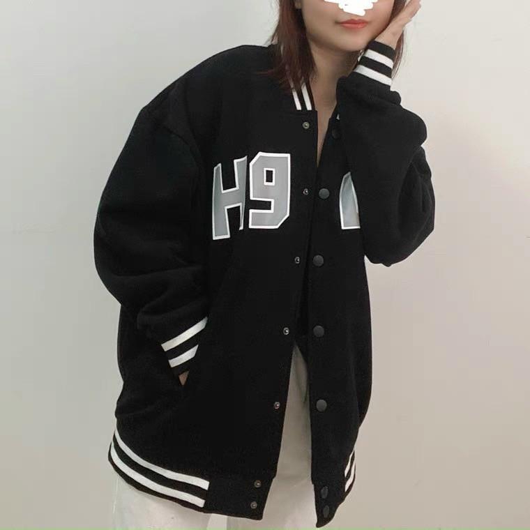 Áo khoác dù Bomber Jacket 2 Lớp H909 Unisex Nam Nữ