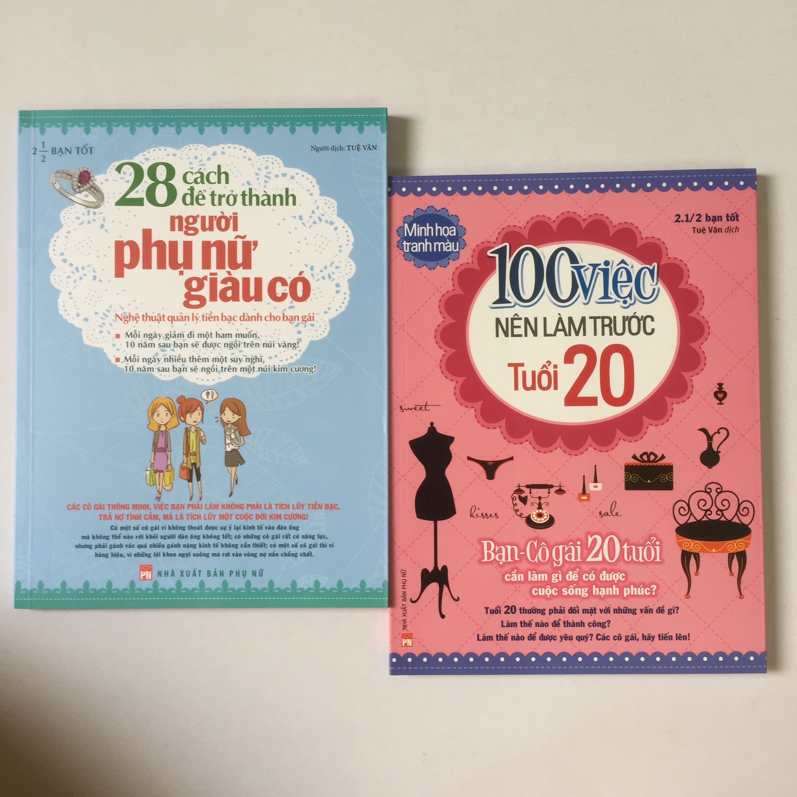 Combo 2 cuốn: 100 Việc Nên Làm Trước Tuổi 20 + 28 Cách Để Trở Thành Người Phụ Nữ Giàu Có - Nghệ Thuật Quản Lý Tiền Bạc Dành Cho Bạn Gái