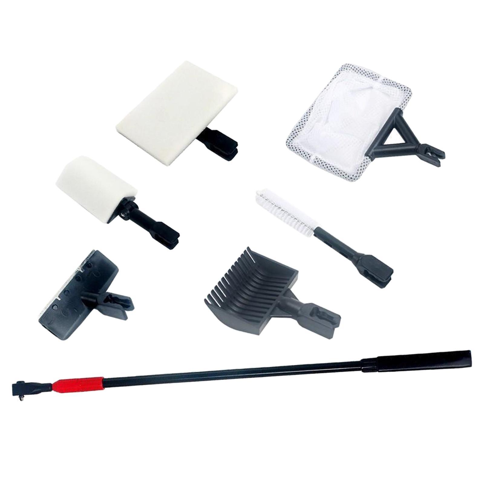 6 in 1 Aquarium Fishing Tank Cleaning Tool Set Cleaner Non Telescopic