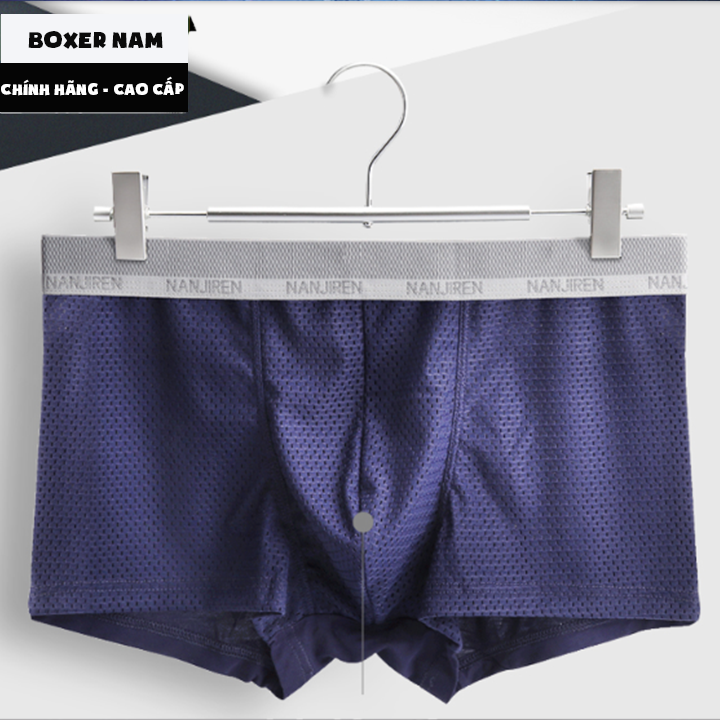 Hộp 4 chiếc sịp đùi nam Boxer thông hơi Cao Cấp