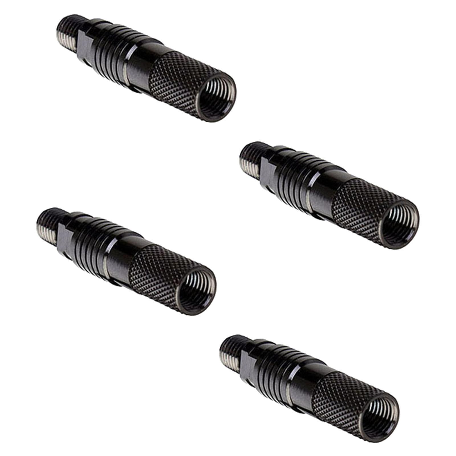 4 Pieces Stick Rods Pod Connector Metal Fishing Tools Fishing Alarm Adapter