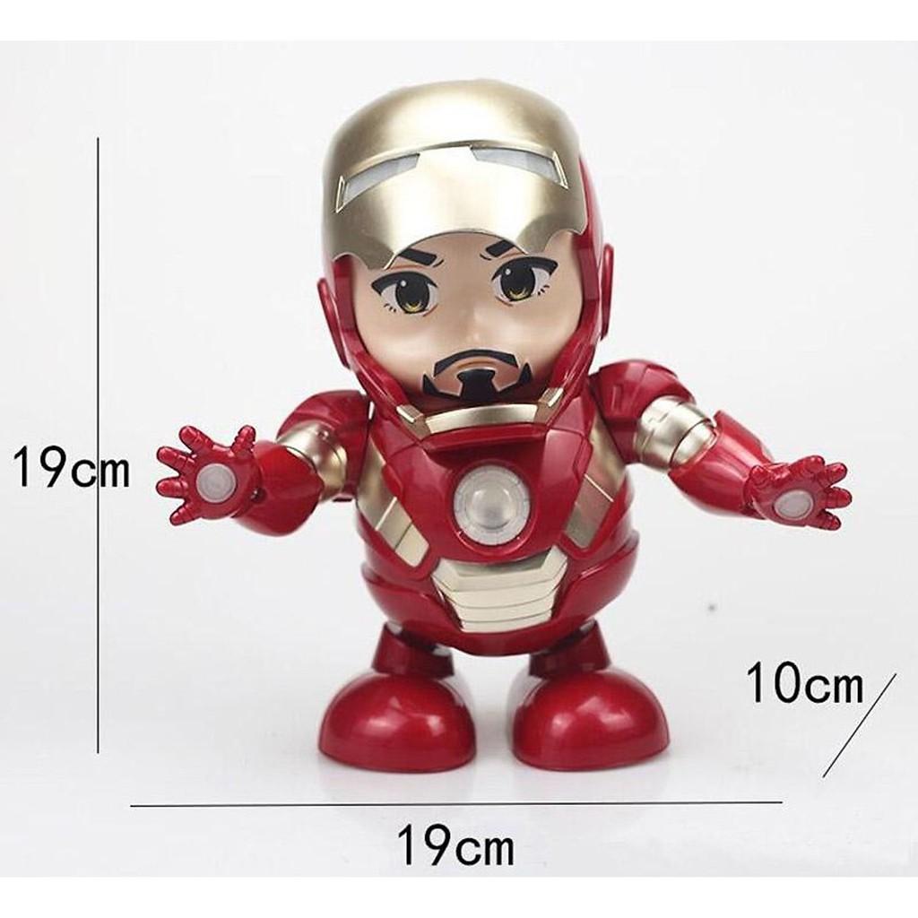 Iron man Mô Hình Robot Người Sắt Nhảy Múa Siêu Hot (có mở mặt nạ)