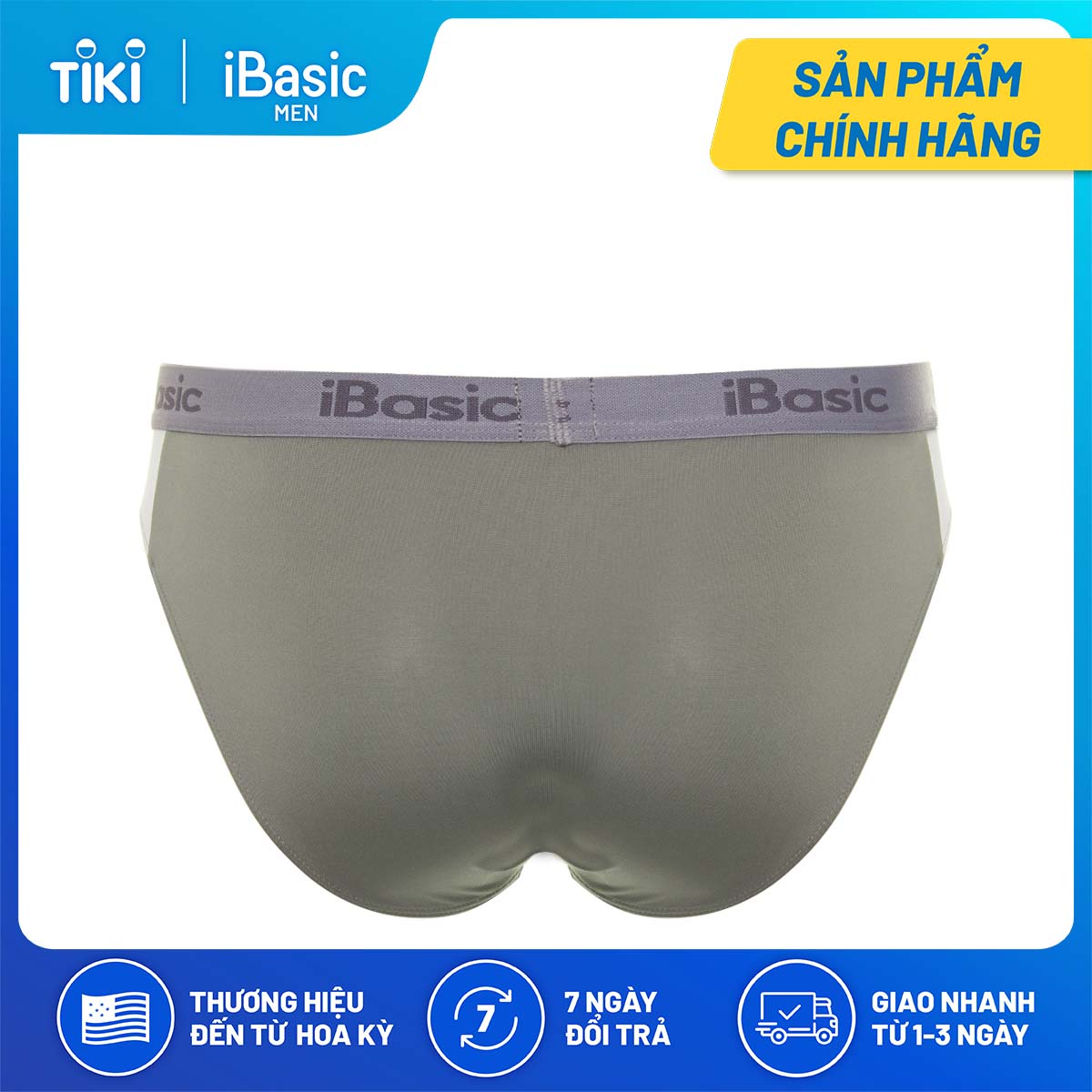 Combo 3 quần lót nam brief poly iBasic PANM006