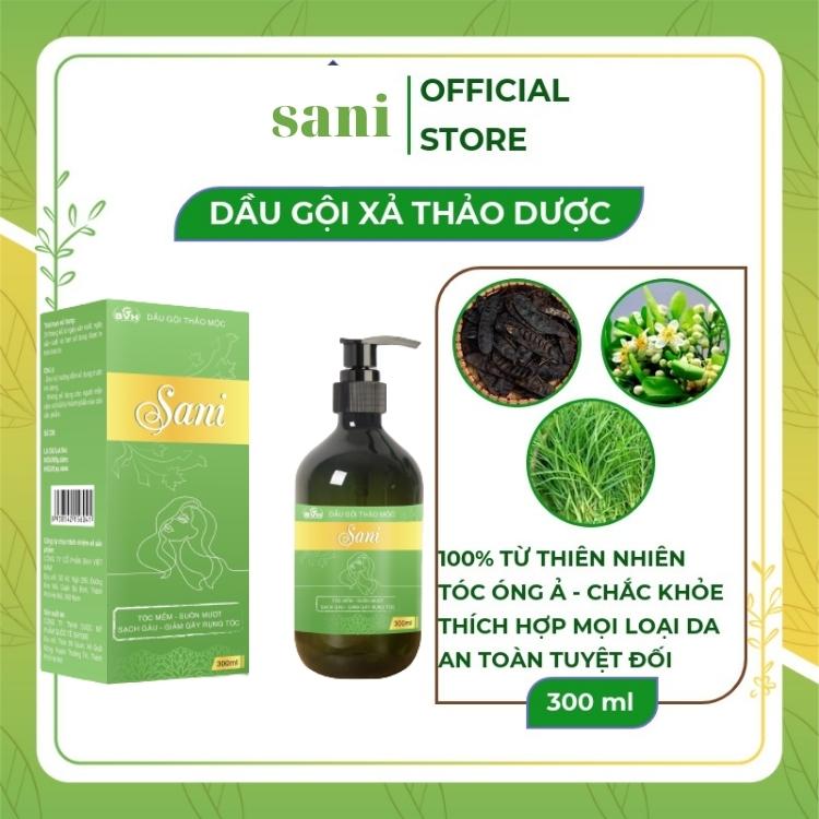 Dầu gội bồ kết cô đặc SaNi .Dầu gội thảo mộc sạch gàu, nấm ngứa, ngăn rụng tóc.An toàn cho da đầu