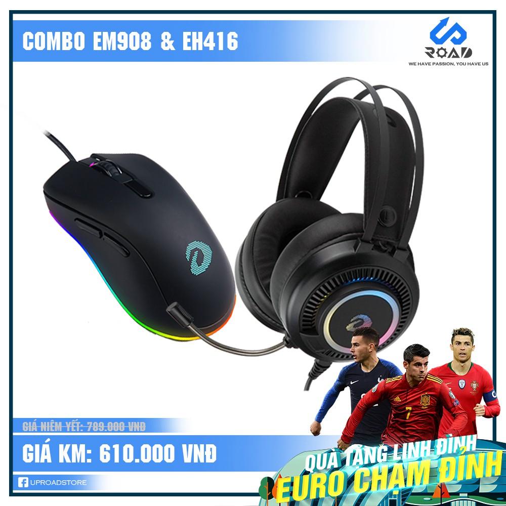 Bộ Gaming Gear Dareu cơ bản bàn phím LK145 và Chuột EM908 - Hàng Chính Hãng