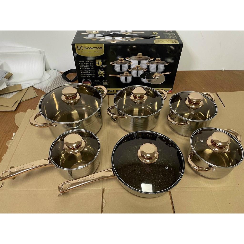 Bộ nồi  Đức 6 món 12 chi tiết