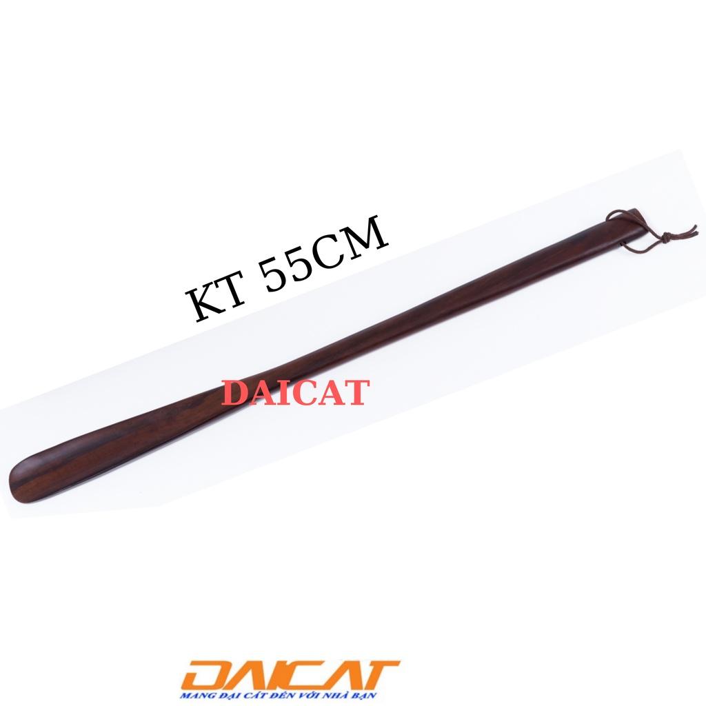 Hai Cây Xỏ Giầy Gỗ Muồng Đen KT 55CM- DAICAT -Hàng chính hãng