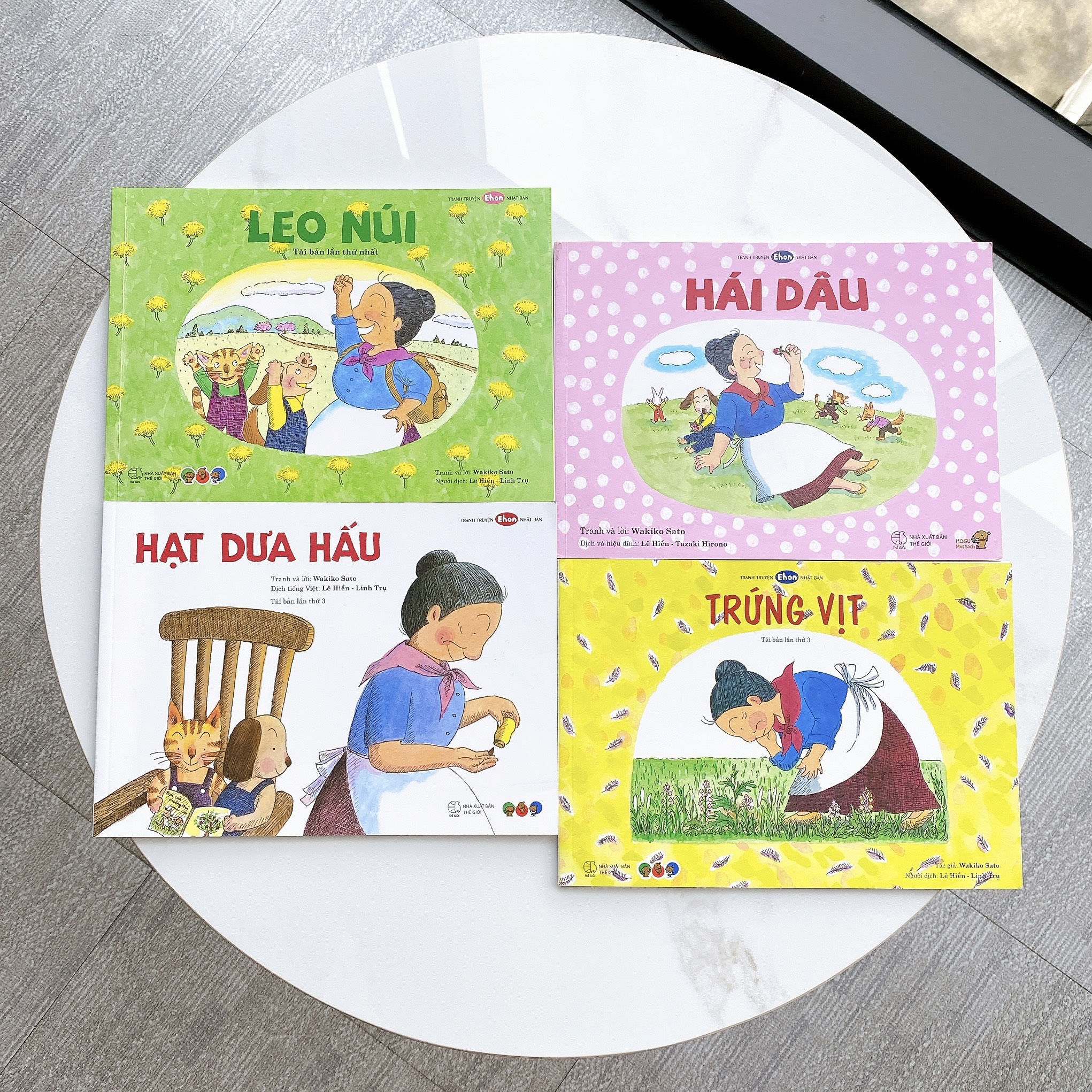 Truyện Ehon bé 3-4-5 tuổi - Bộ 4 cuốn Trải nghiệm cùng Bà Baba