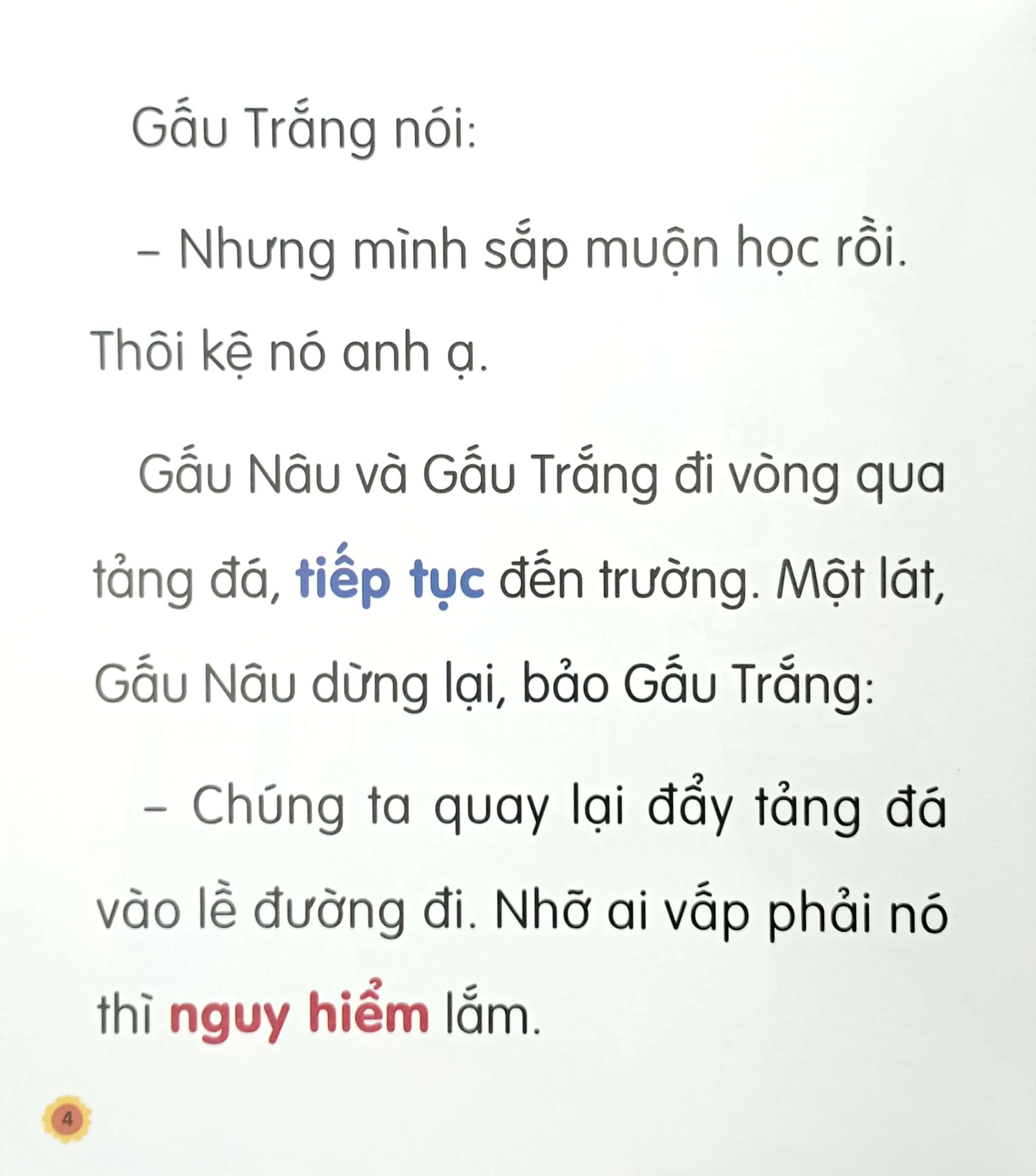Truyện Chữ To Cho Bé Tập Đánh Vần Tập Đọc 4