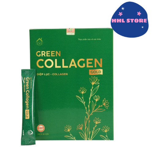 Diệp Lục Collagen Gold – Da Đẹp,Căng Bóng,Chống Lão Hóa,Tăng Cường Sức Khỏe