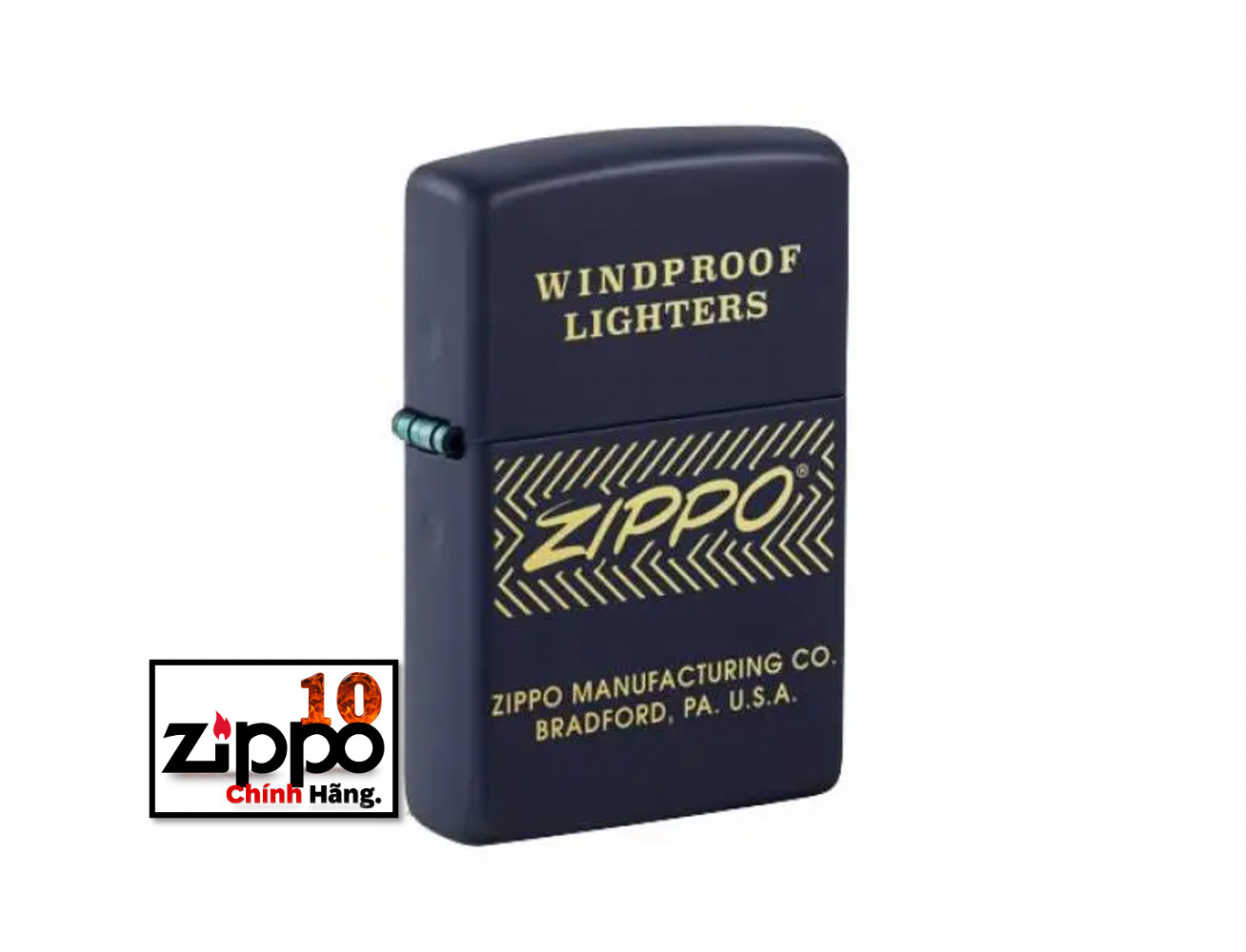 Bật lửa Zippo 48708 Logo Arrows Manufacturing Co Pradford, Pa USA - Chính hãng 100%