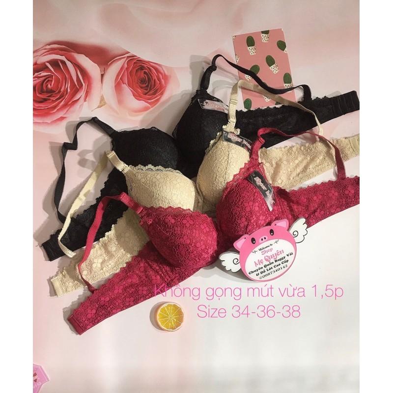 Áo ngực ren không gọng mút vừa ôm ngực