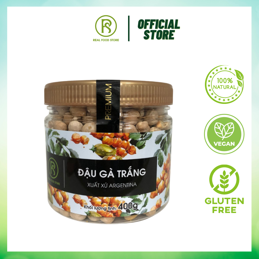 350G Đậu Gà Trắng Real Food (Chickpeas)