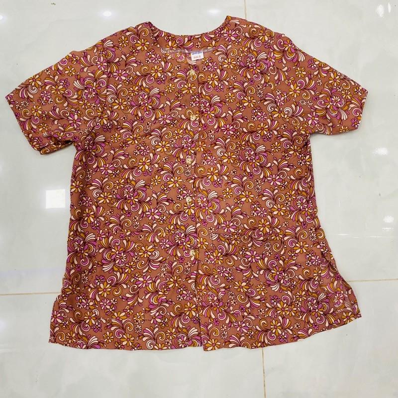 Đồ Bộ Bà Già Bà Ba 2 Túi Xẻ Tà Quần Dài Siu Lụa Hàng Chất Lượng Đồ Mặc Nhà