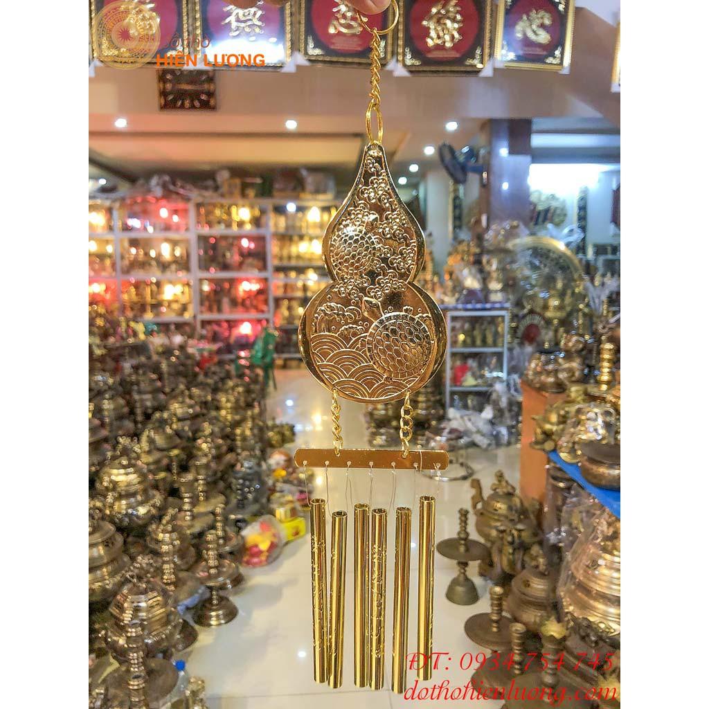 Chuông Gió Hồ Lô Bằng Đồng 100%