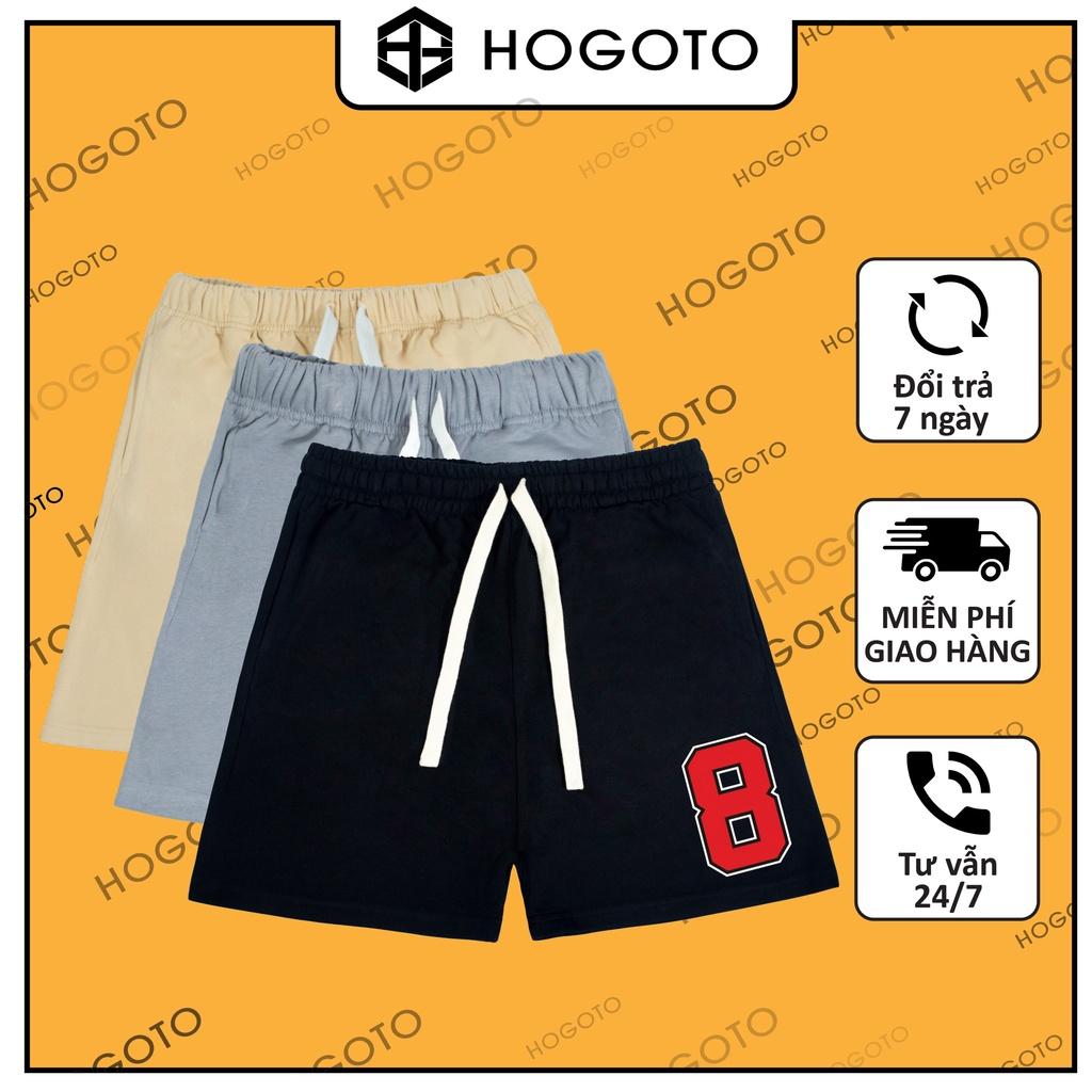 Quần short số 8 nỉ da cá Hogoto shop , quần short unisex nam nữ chất liệu cotton