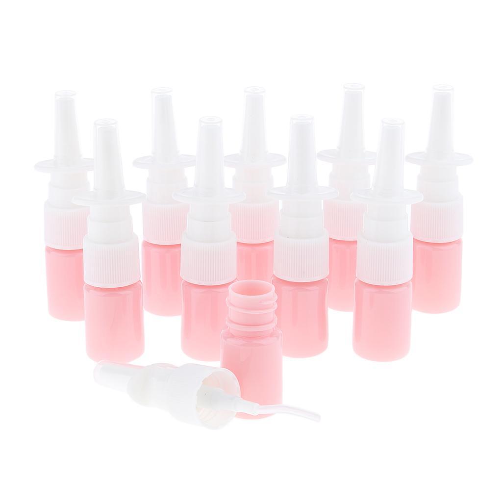 30x 5ML Plastic Nasal Spray Bottle Sprayers For Dispensing Wash Rhinitis