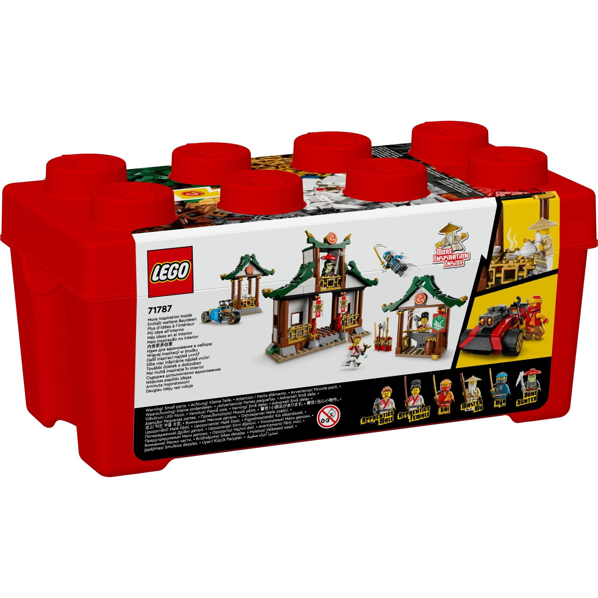 LEGO Ninjago 71787 Thùng Gạch Sáng Tạo Ninjago (530 Chi Tiết)