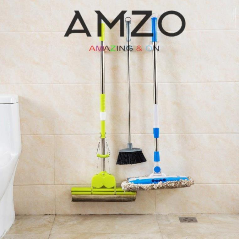 Móc Kẹp Cây Lau Nhà Dán Tường Đa Năng AMZO