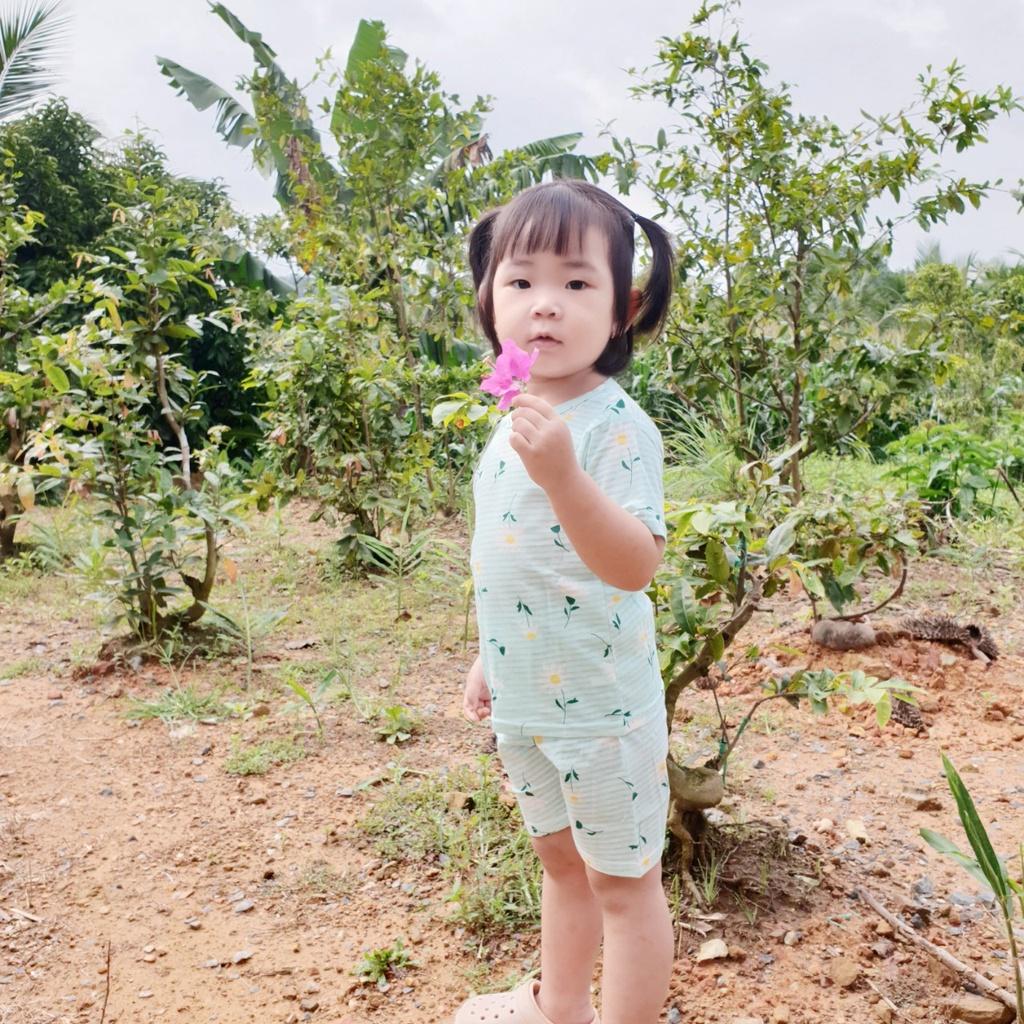 Đồ bộ mặc nhà cho bé 03 - chất liệu mềm nhẹ, màu sắc tươi sáng phù hợp cho bé từ 6 tháng - 3 tuổi