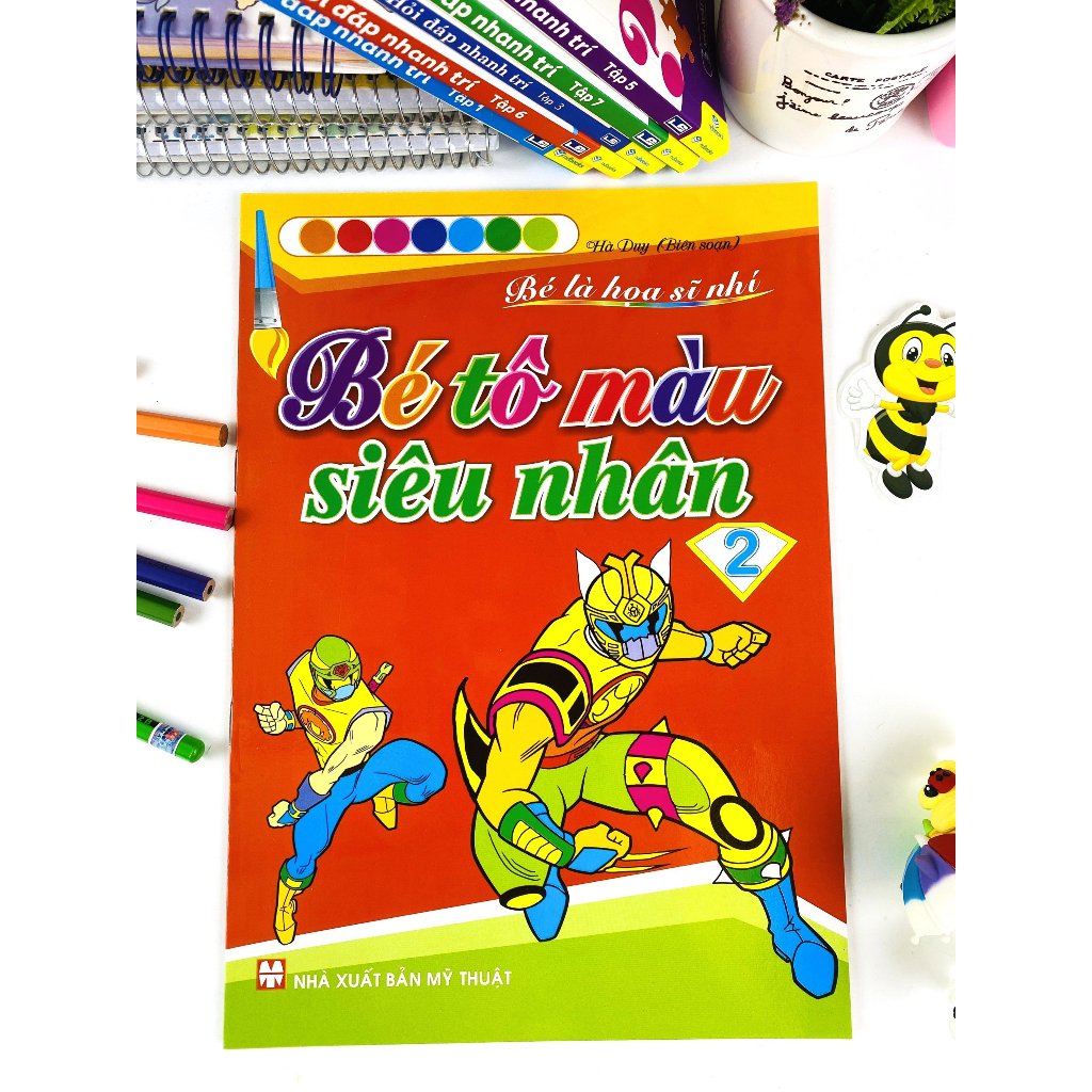 Sách - Bộ 8 cuốn Bé Tô Màu Siêu Nhân - ndbooks