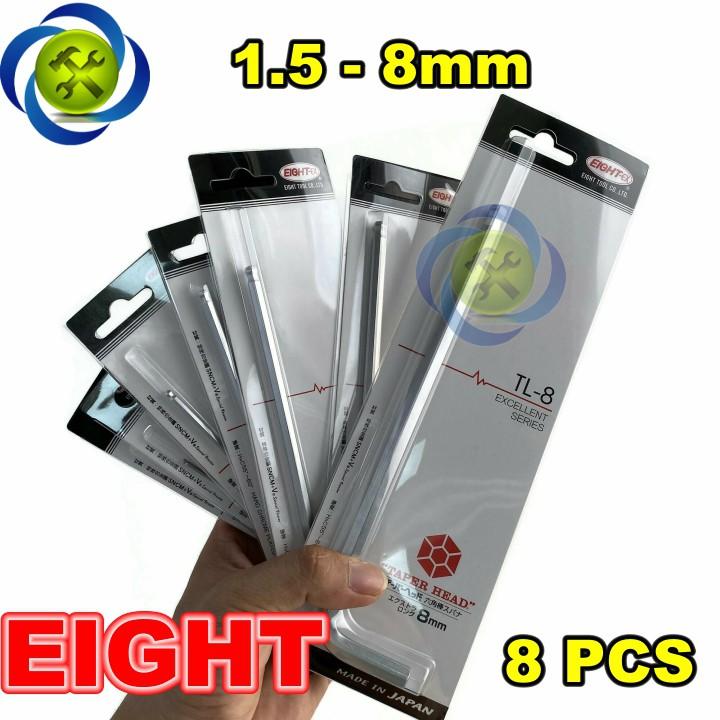 Bộ lục giác nhật chữ L 8 cây EIGHT made in JAPAN