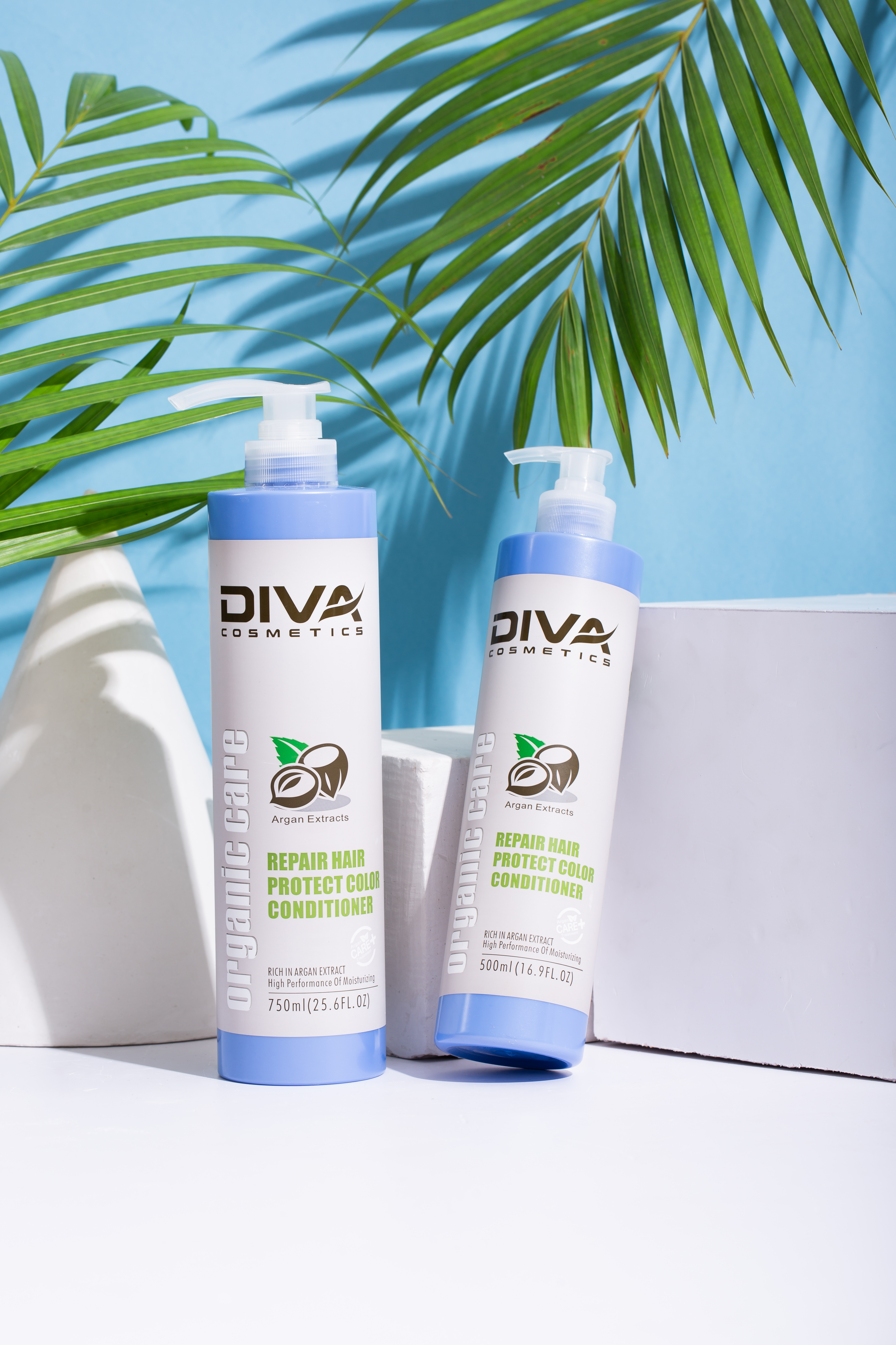 Combo Bộ dầu gội xả phục hồi giữ màu Diva 500ml