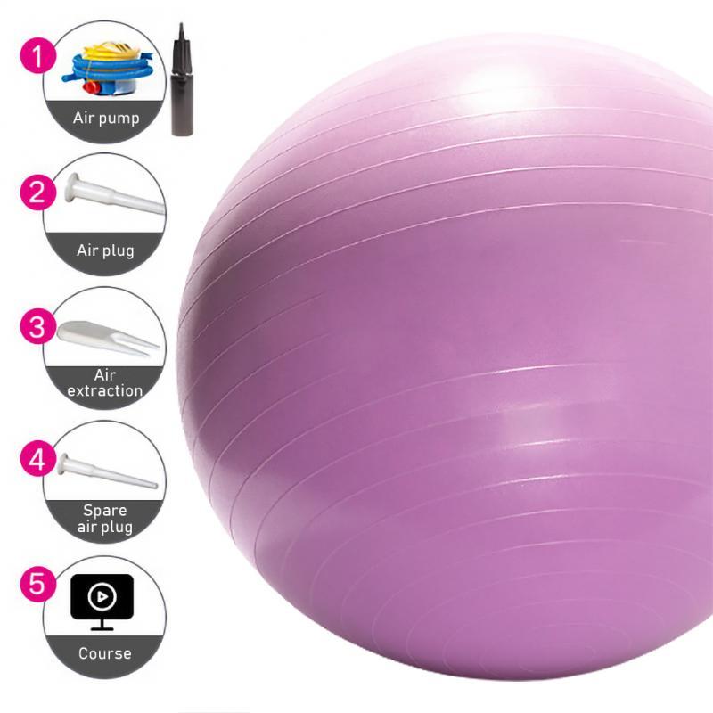 Thảm Tập Yoga Cân Bằng Bóng Bóng Thể Dục Dày Chống Cháy Nổ Hiệu Chỉnh Tư Thế Ngồi Stovepipe Pilates Cơ Đào Tạo Bóng Tập Yoga