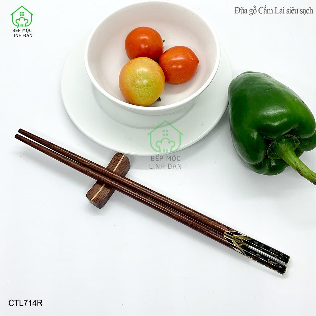 Đũa Cẩm đầu 3D Rồng vàng_Tượng trưng cho sự Thịnh vượng_Bộ 10 đôi tặng hộp
